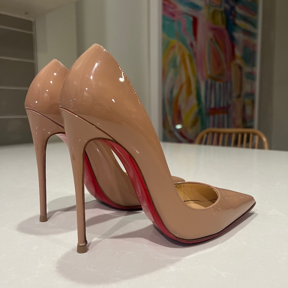 CHRISTIAN LOUBOUTIN So Kate Nude Patent 120mm Pump 7 / 37
